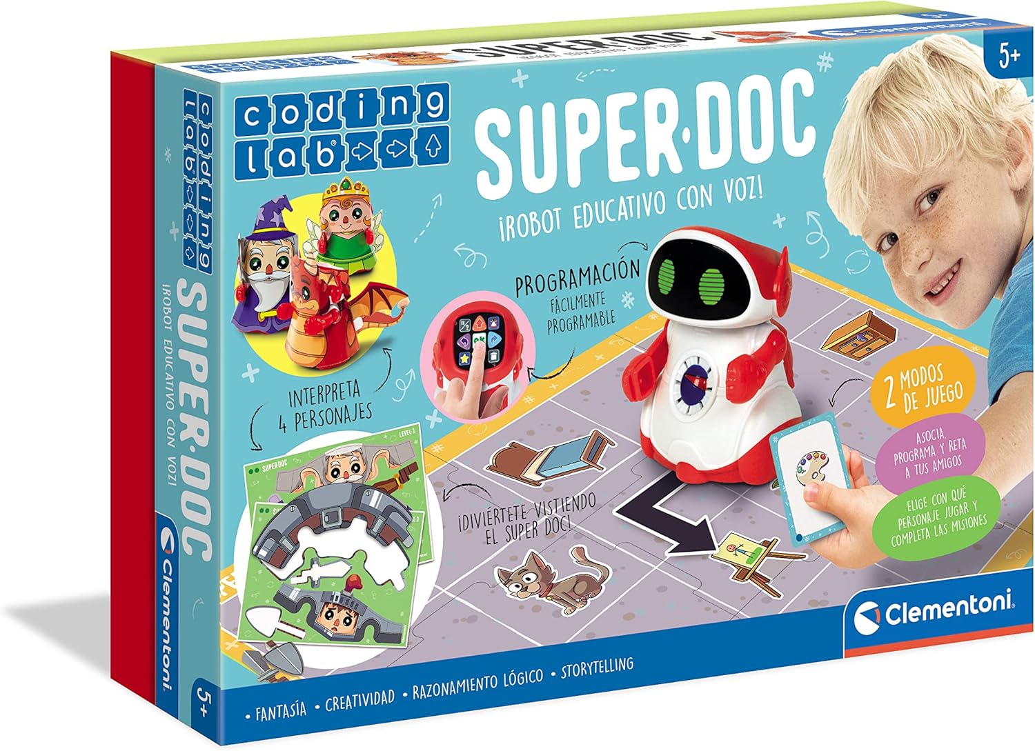 Clementoni 55379.2 Super Doc - Robot Educativo - immagine 1