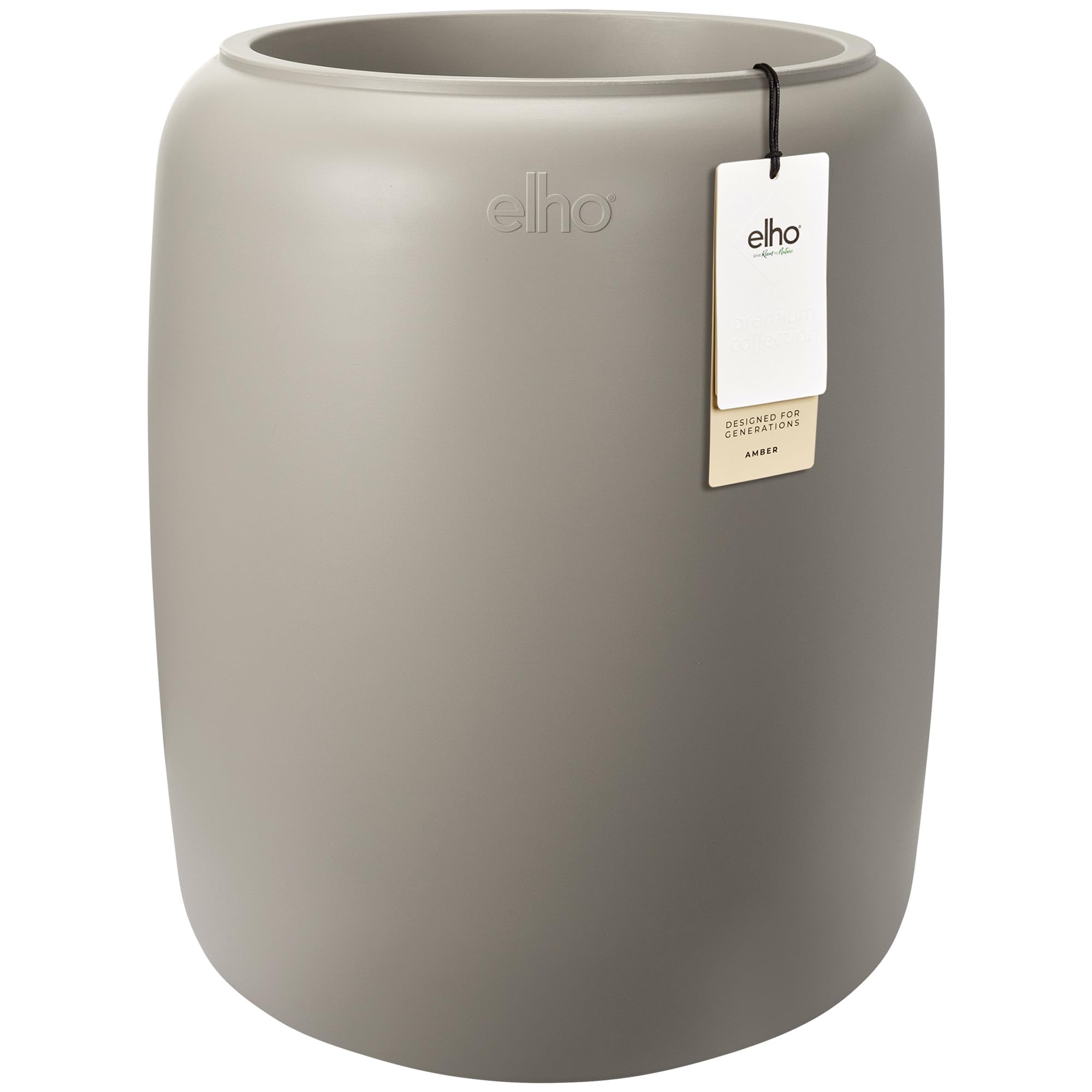 elho Amber Beads Medium 40 - Vaso per Piante Ø 39,2 cm, Beige