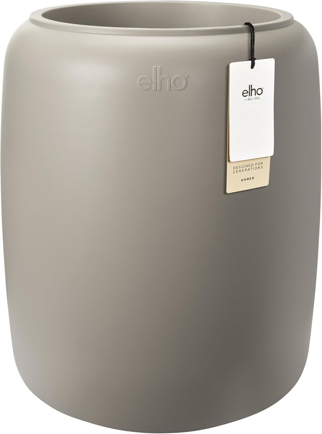 elho Amber Beads Medium 40 - Vaso per Piante Ø 39,2 cm, Beige - immagine 1