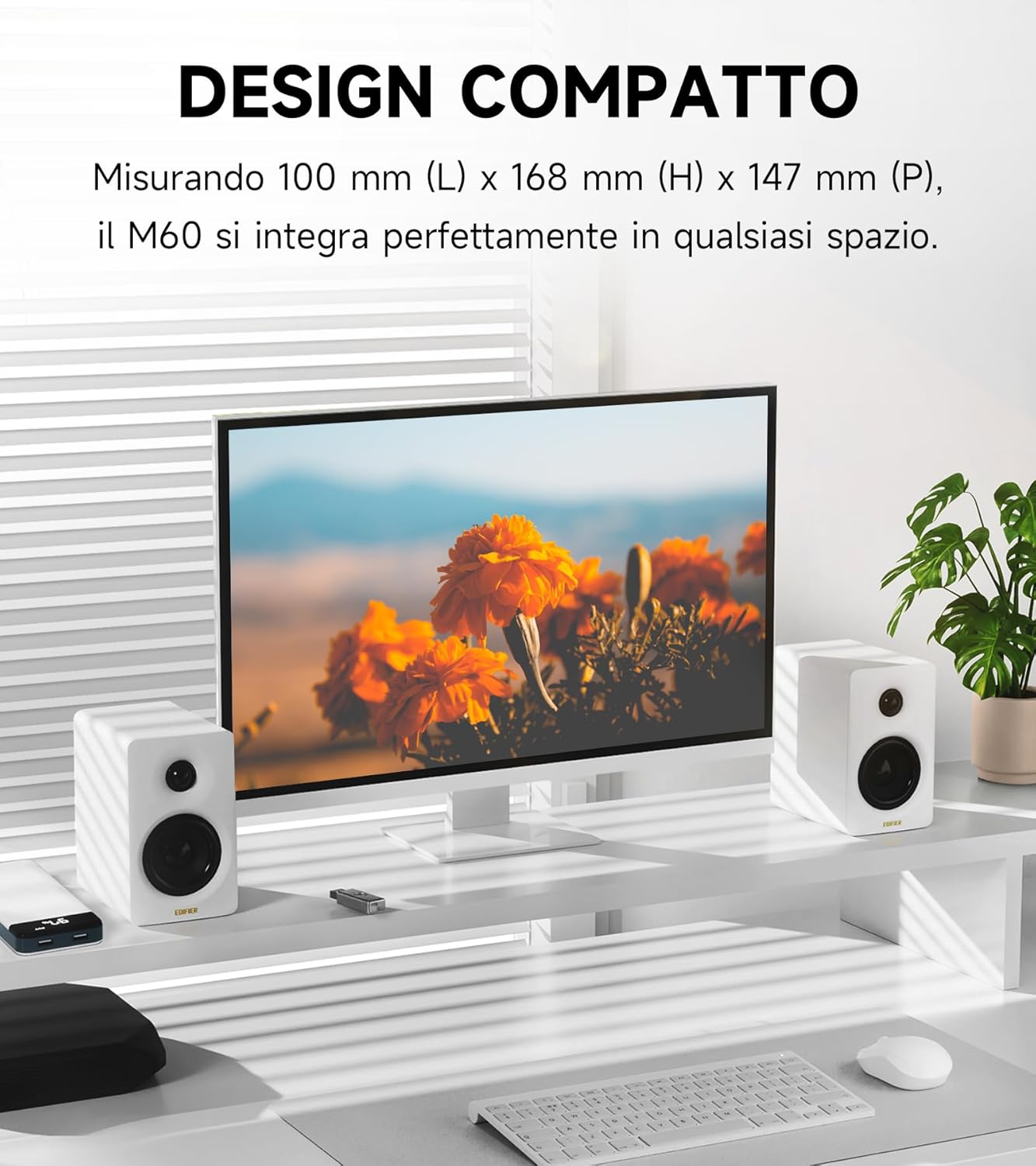 Edifier M60 Altoparlante Multimediale Bluetooth 66W - immagine 2