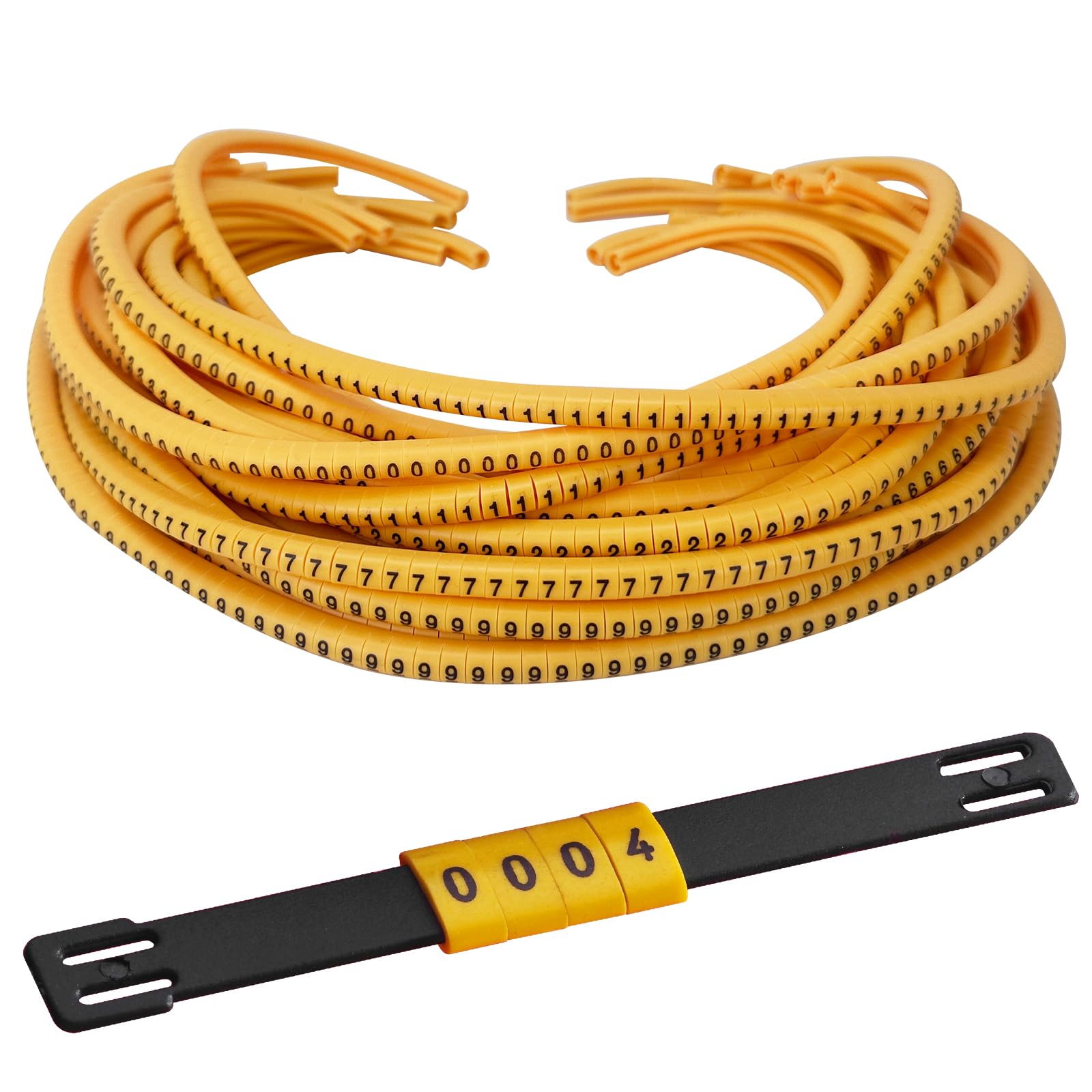 Marcatura Cavi Numeri 0-9, Clip per Cavi 1,5 mm² (2000 pz)