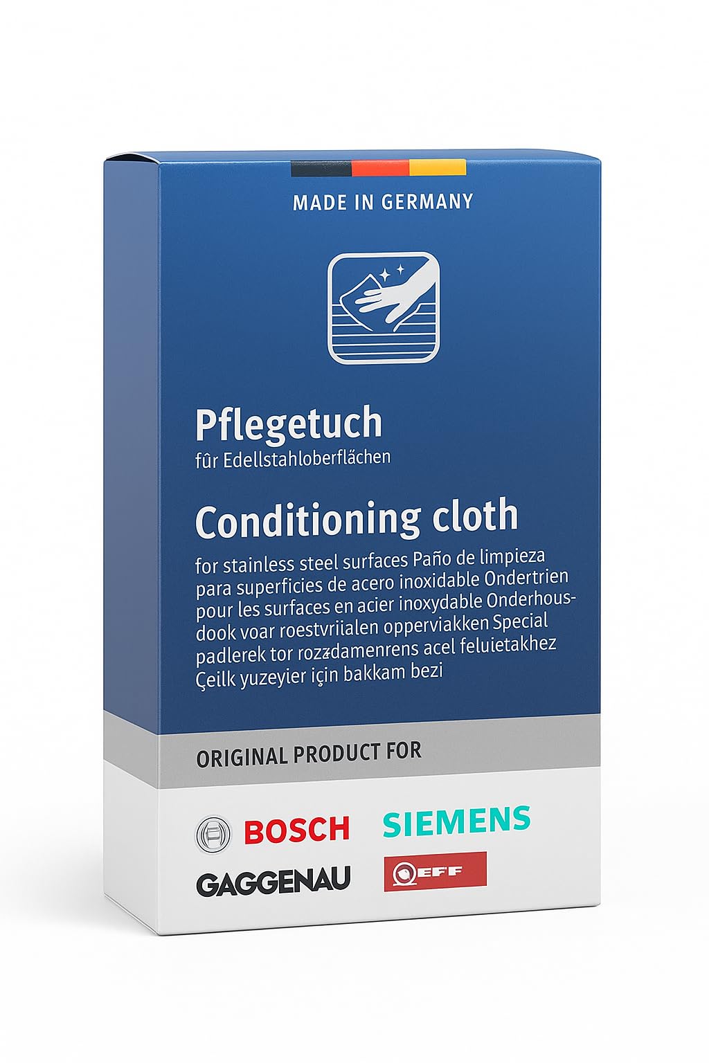 Dl-pro 5 Panni in Acciaio Inox per Bosch 00311944