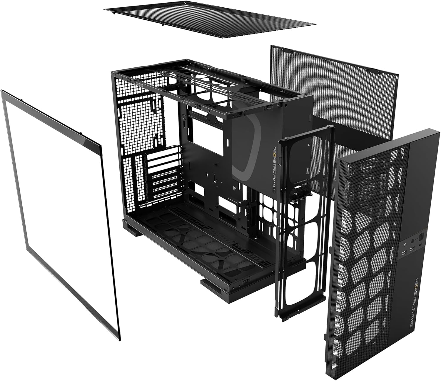 Geometric Future M5 Vent Mesh - Case Gaming E-ATX/ATX, Nero - immagine 2