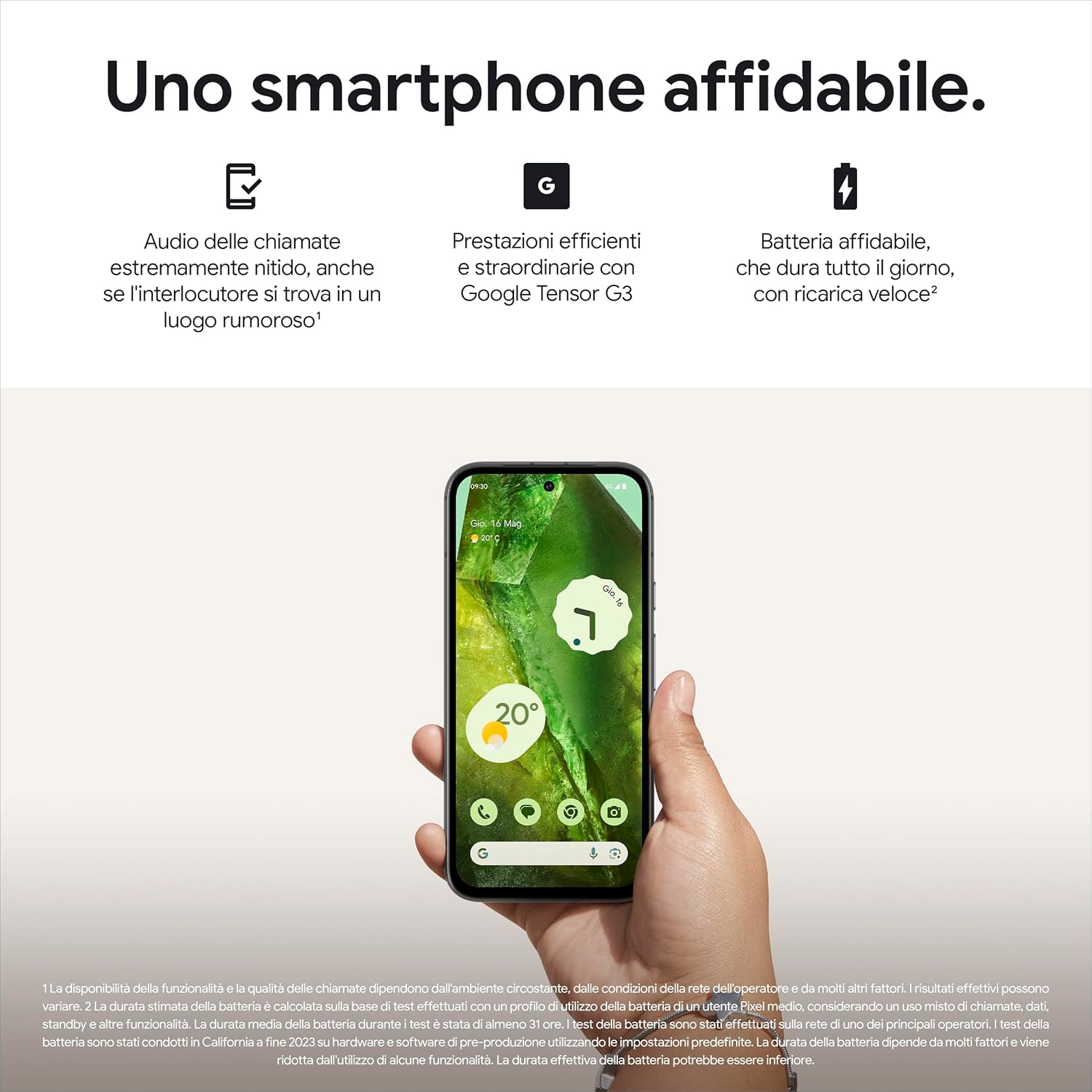 Google Pixel 8a - Smartphone Android Sbloccato 128GB, Azzurro - immagine 7