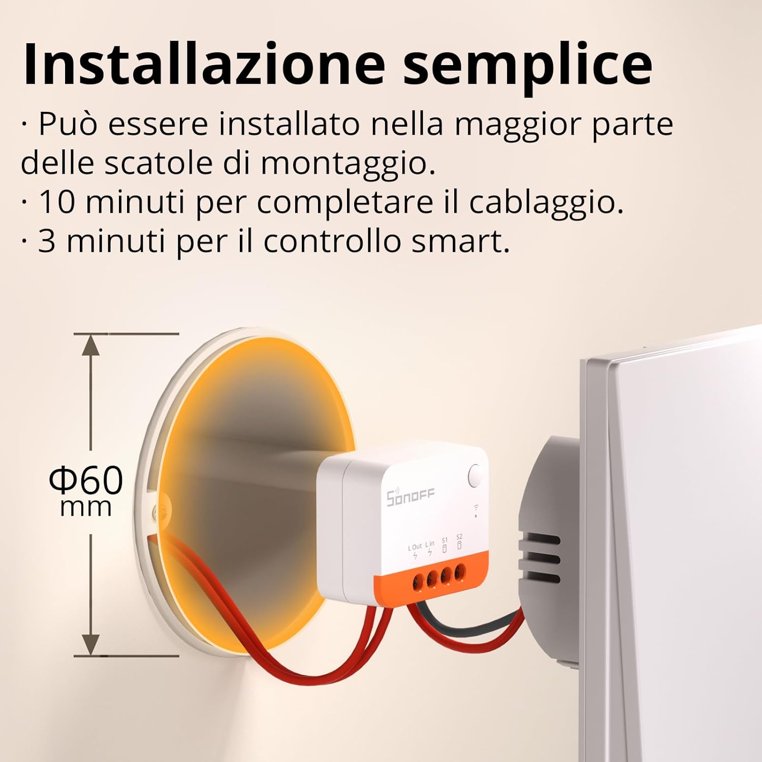 Sonoff Zigbee Smart Switch - Nessun Neutro Richiesto - immagine 3