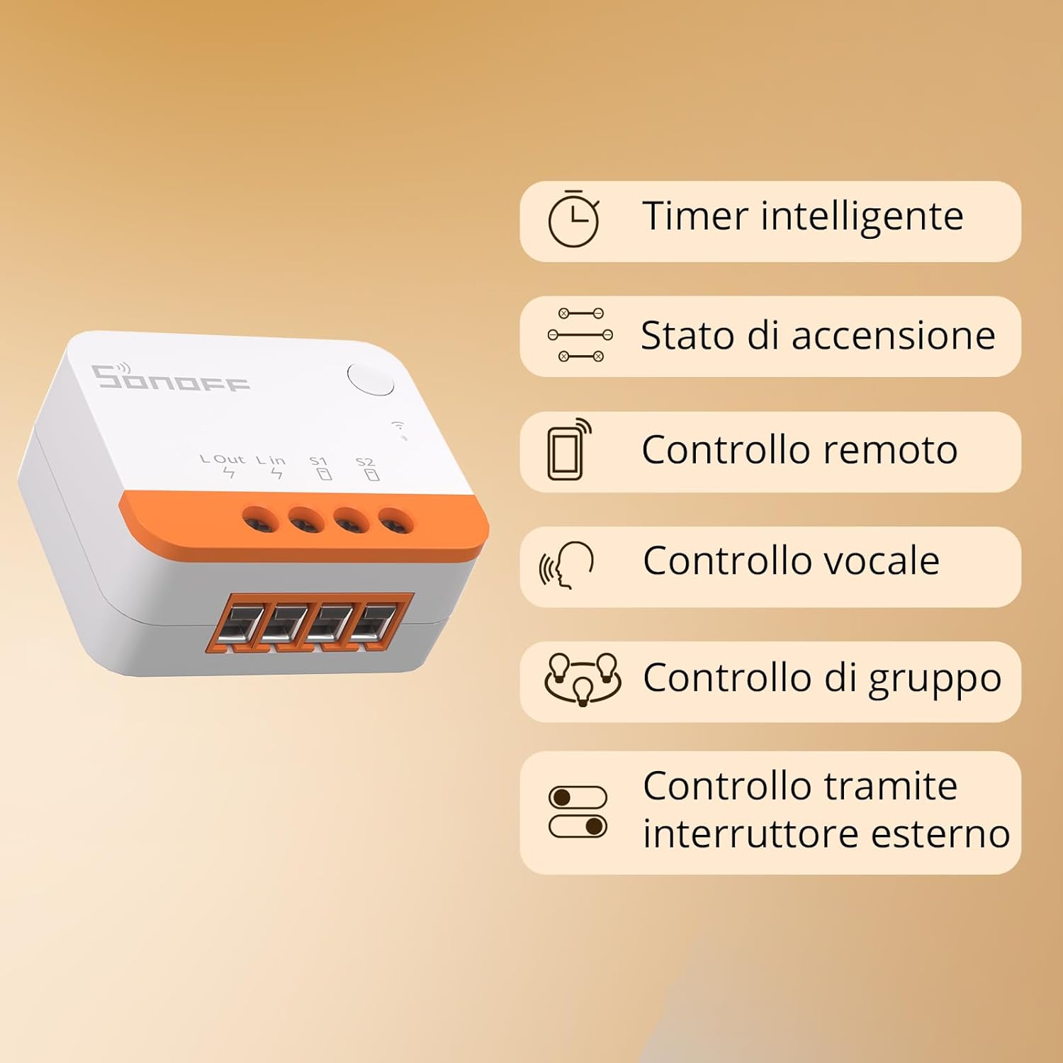 Sonoff Zigbee Smart Switch - Nessun Neutro Richiesto - immagine 4