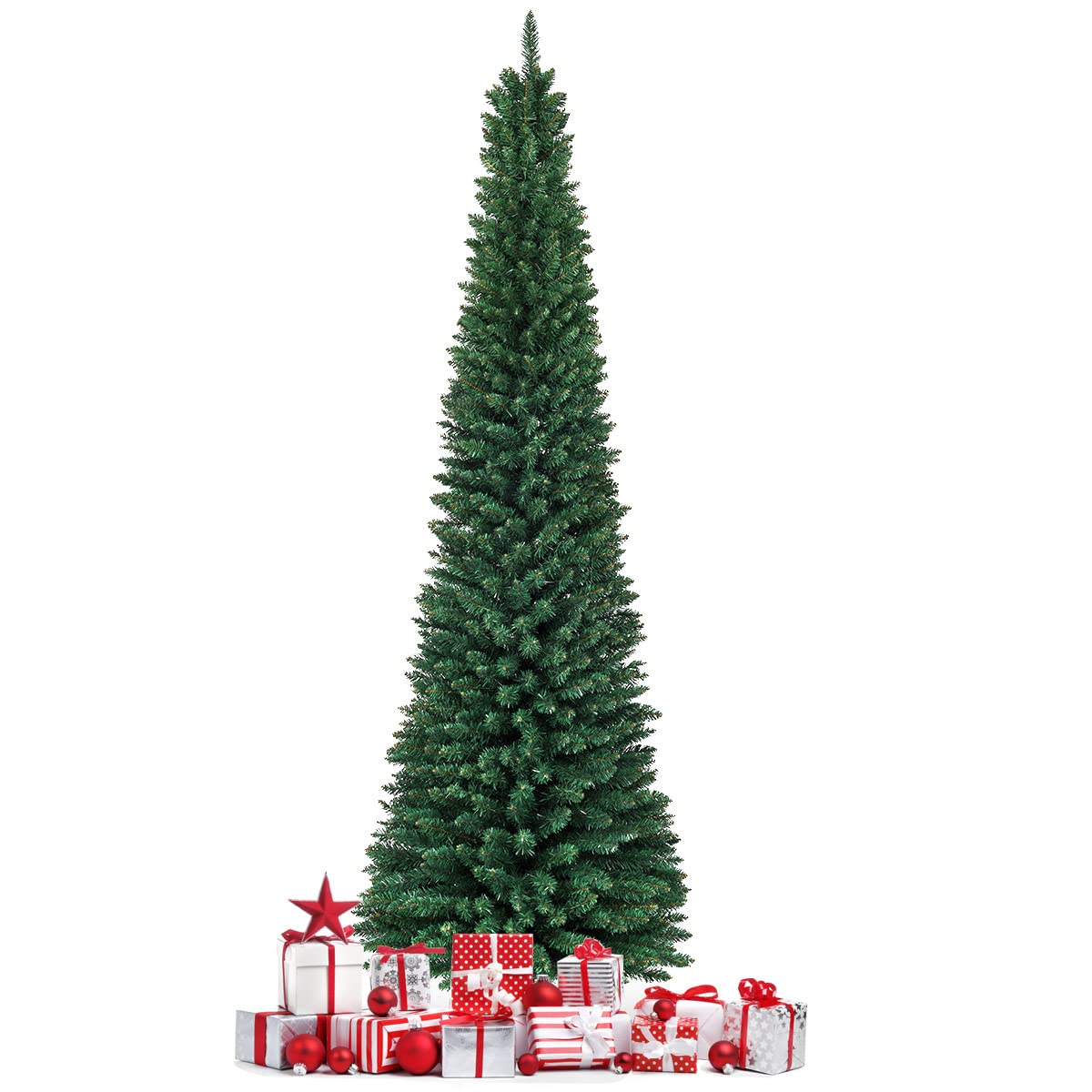 Fantask Albero di Natale Artificiale 270 cm, Verde