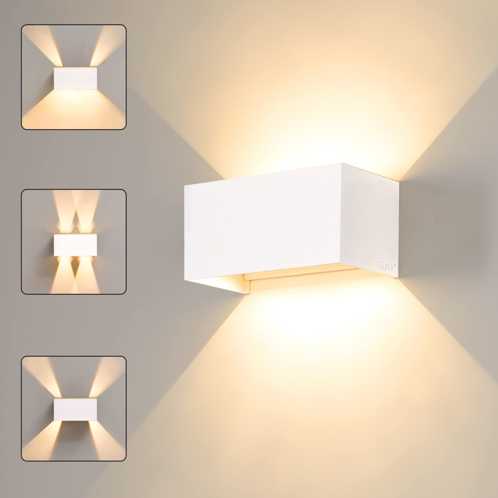 Applique LED da Parete Esterno/Interno Moderna IP65