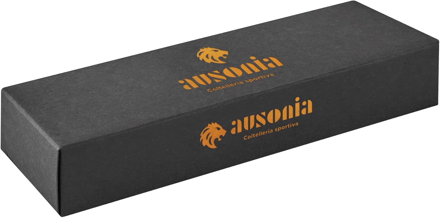 AUSONIA - Coltello da tasca modello Pattada manico corno chiaro Cm 18