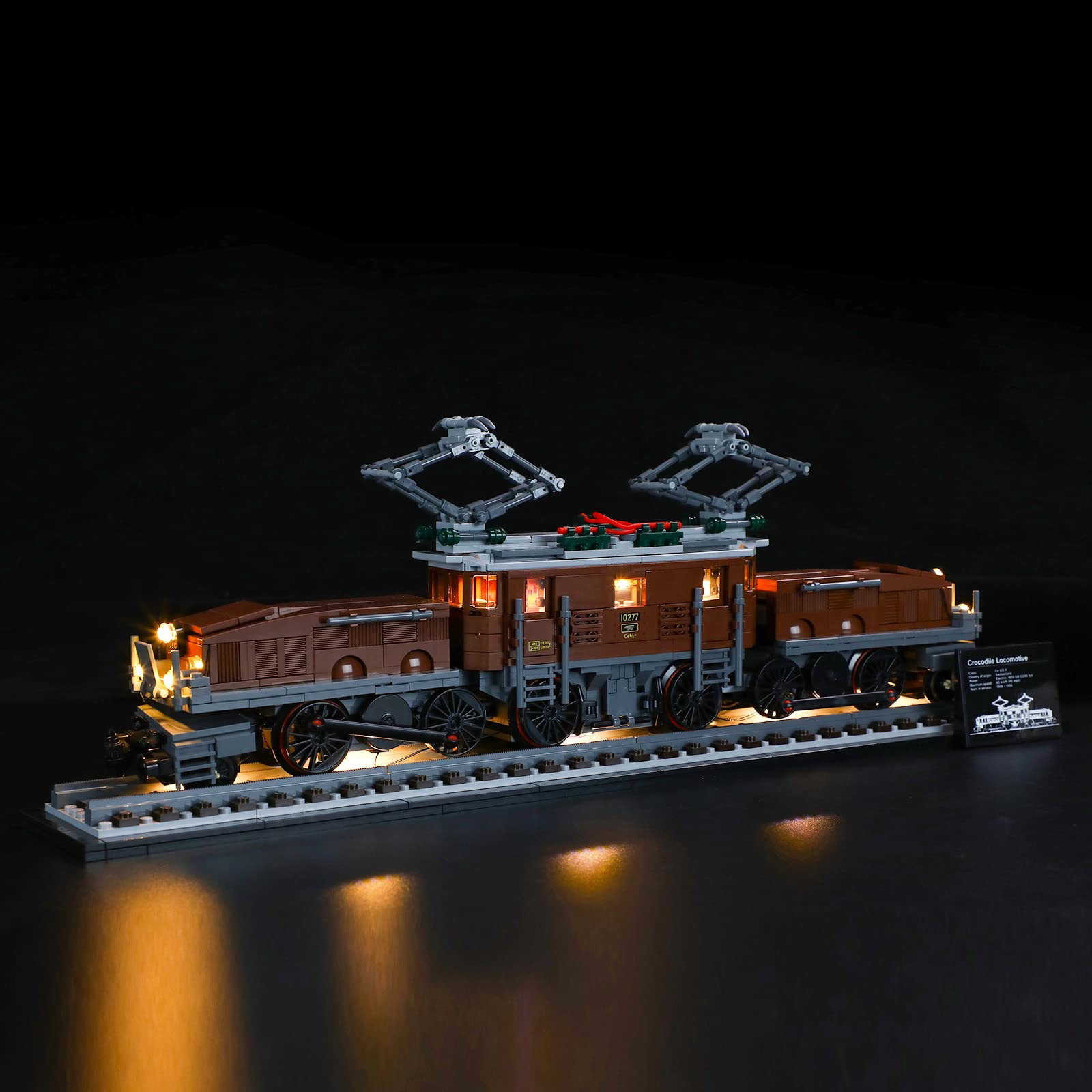 Geament Set Luci LED per LEGO Crocodile Locomotive