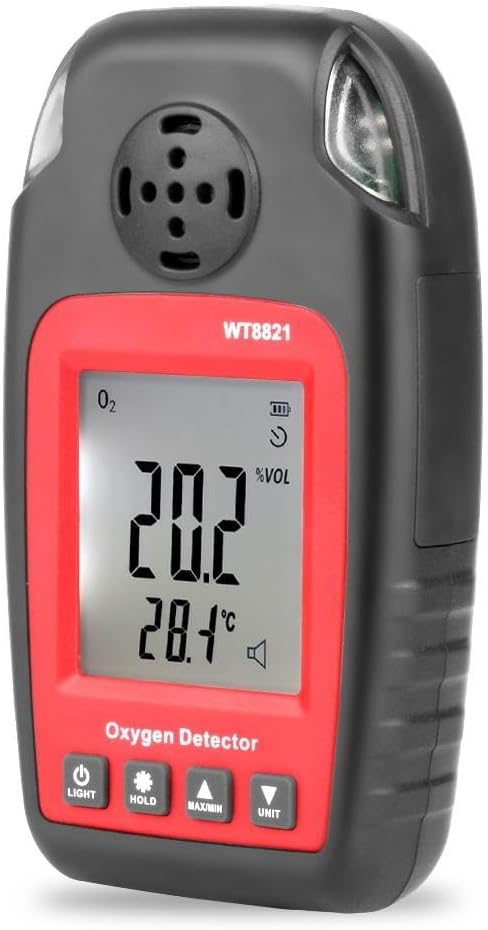 Jadeshay Rilevatore di Ossigeno Portatile WT8821