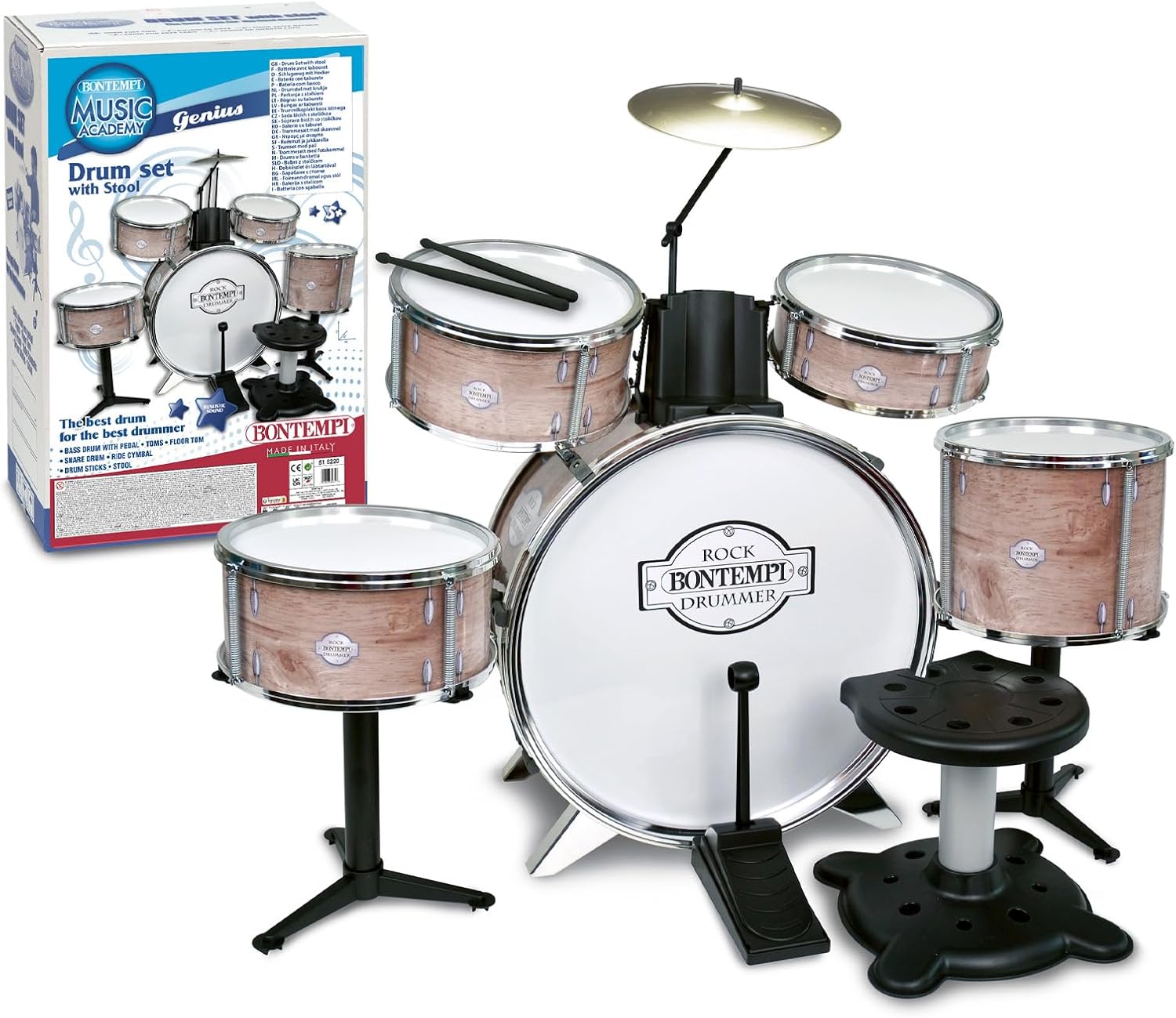 Bontempi BeatFusion Pro - Batteria Premium Marrone - immagine 2