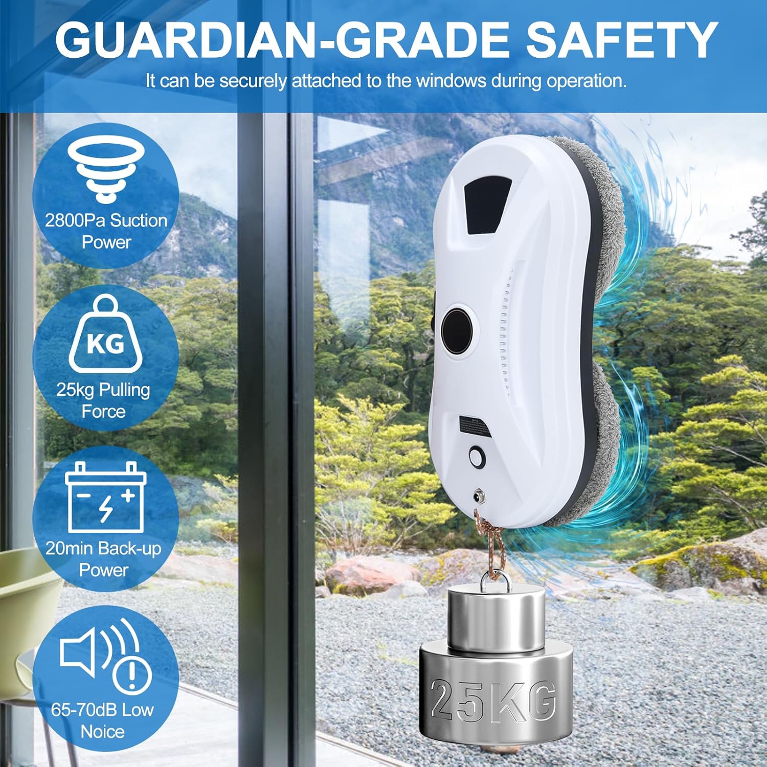 Robot Lavavetri con Spruzzo d'Acqua Automatico - immagine 4