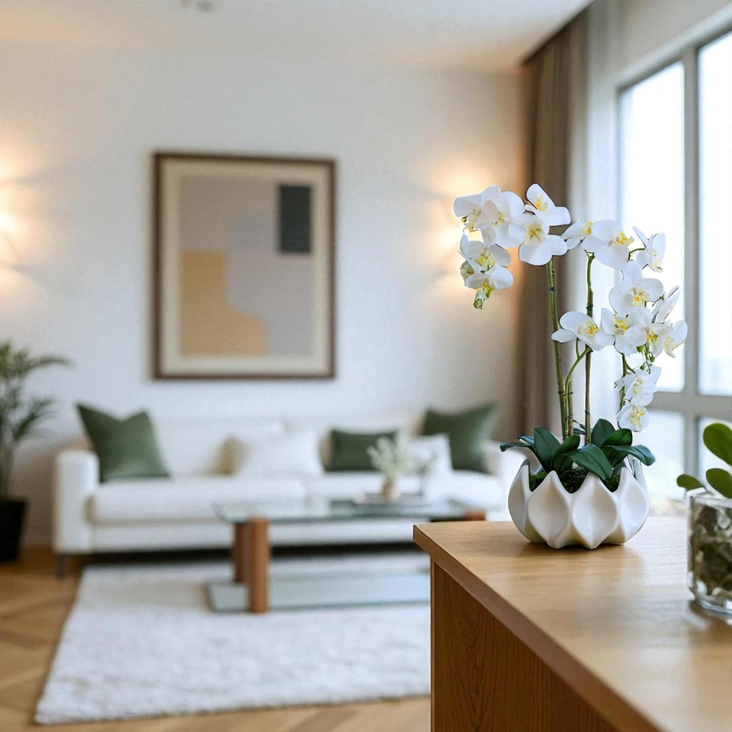 Belalusa Orchidee Artificiali 70 cm, in Vaso - immagine 7