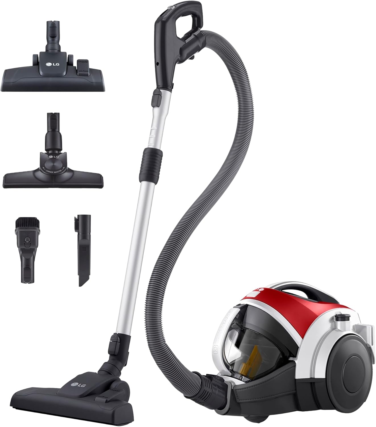 LG VK8506NHAG, Aspirapolvere, Rosso