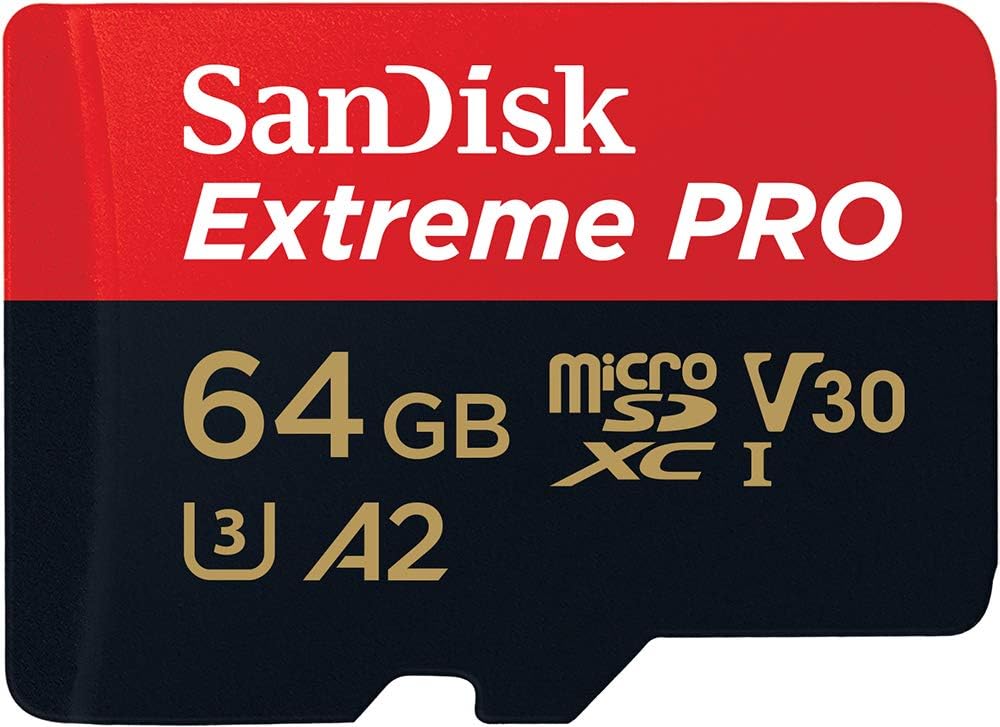 SanDisk 64GB Extreme PRO microSDXC + Adattatore SD - immagine 1
