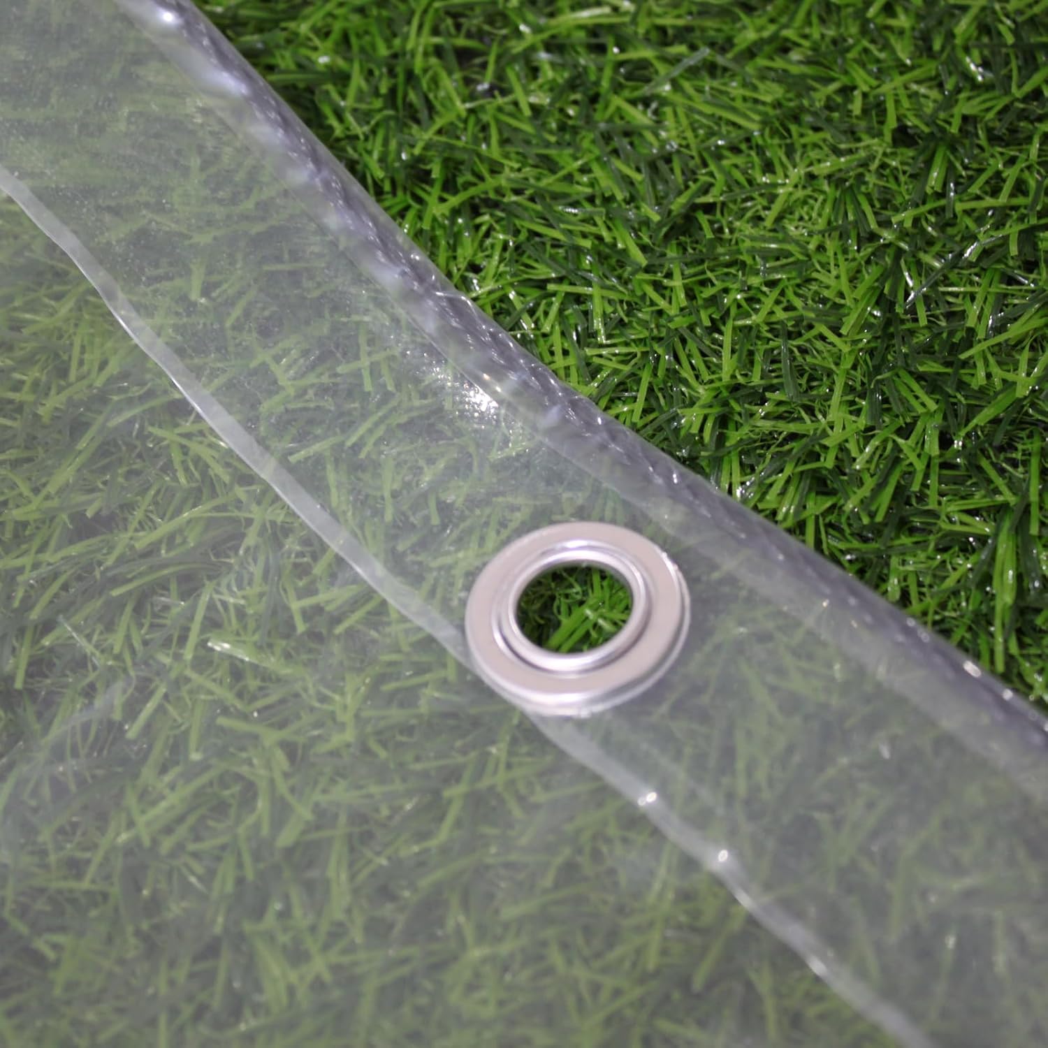 Telone Impermeabile Trasparente 2x5m con Occhielli - immagine 5