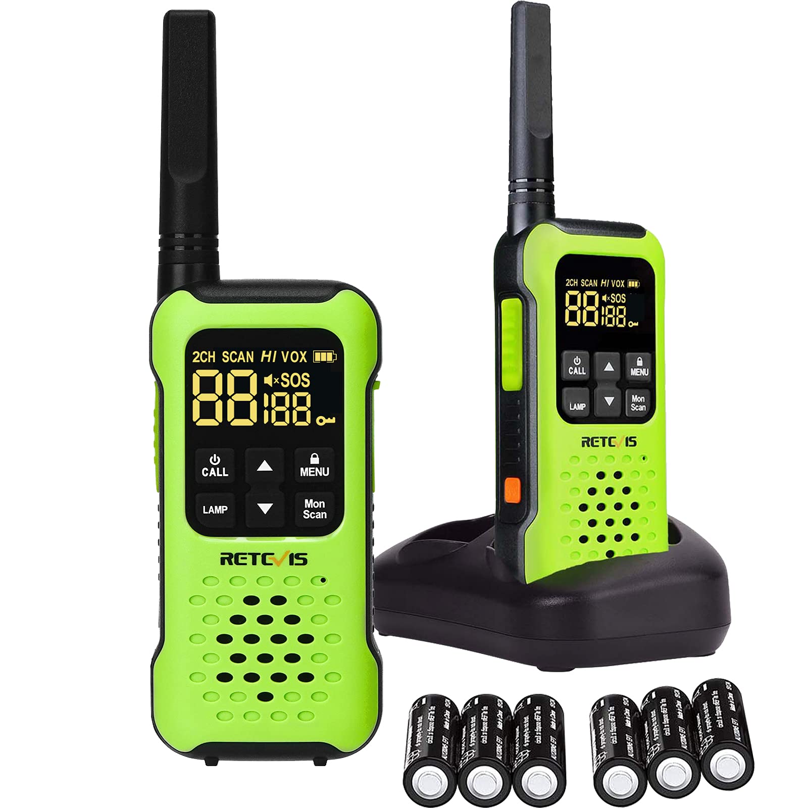 Retevis RT649P Walkie Talkie Galleggiante IP67, Verde