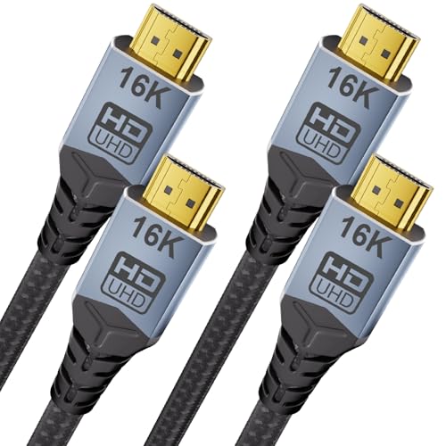 Cavo HDMI 16K 8K 96Gbps Ultra Alta Velocità 1mt (2 pz)