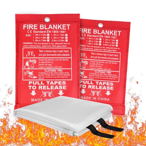 Flintronic Coperta Antincendio 1M x 1M - 2 Pezzi