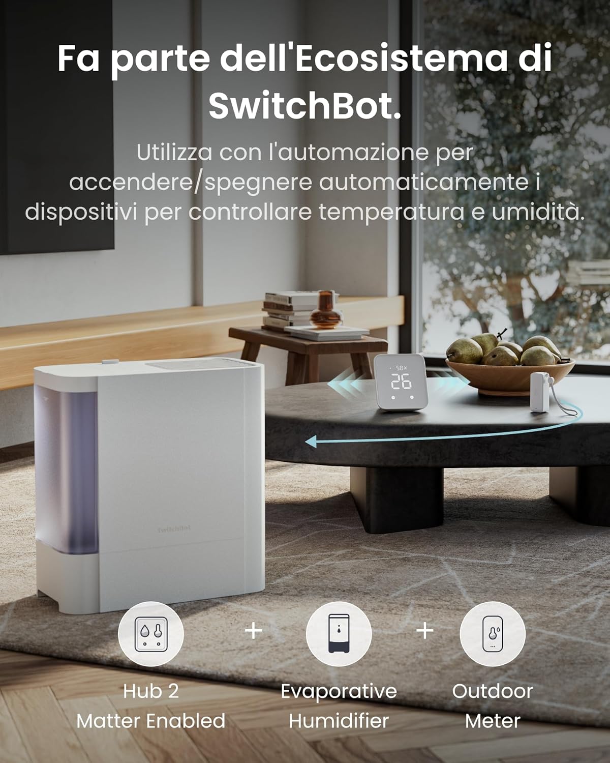 Switchbot Termometro Igrometro WLAN per Interni/Esterni (3 pz) - immagine 7