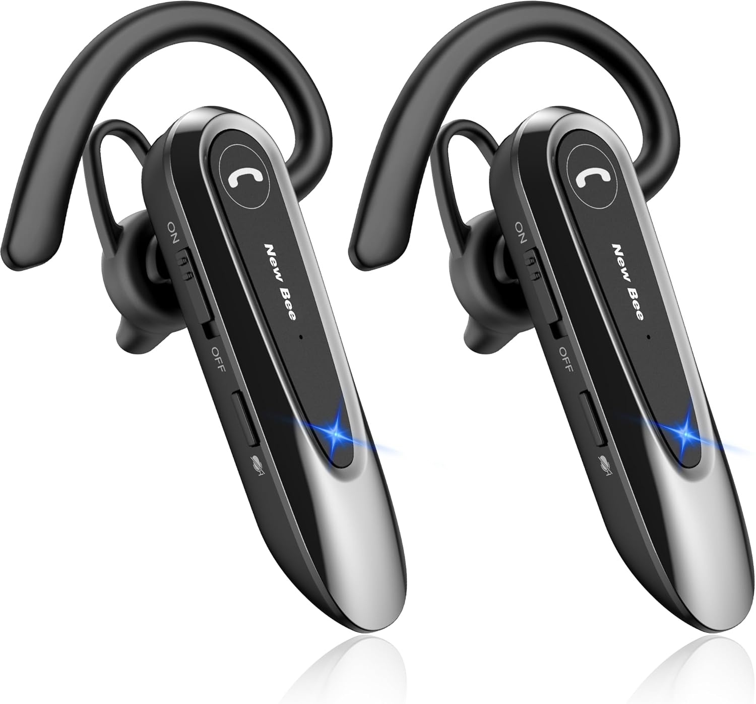 New Bee Auricolare Bluetooth Singolo V5.0 25h - immagine 1