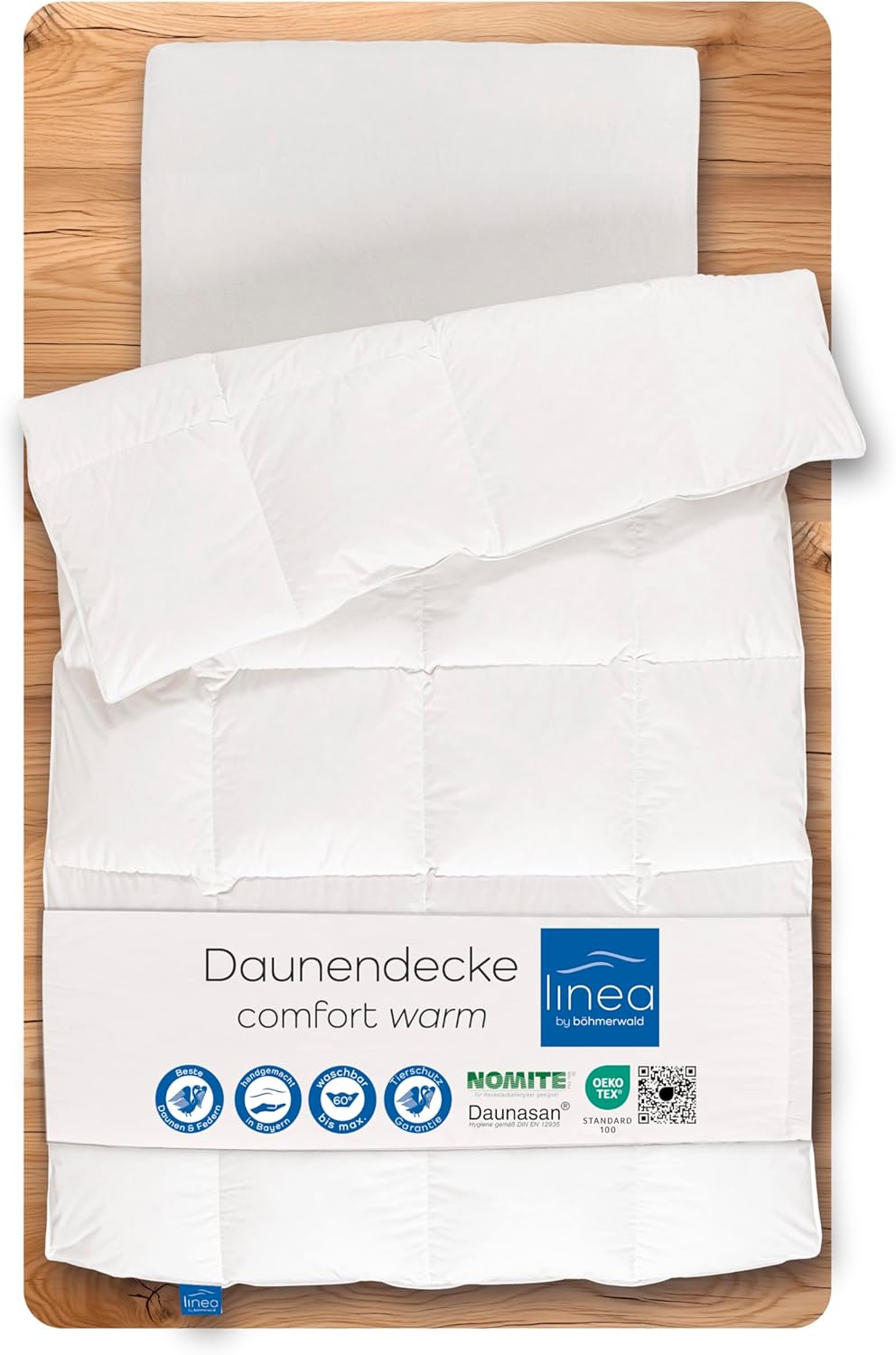 Böhmerwald 309600-22 Piumone con Cuscinetti Interni 2,5 cm, 200x200 cm