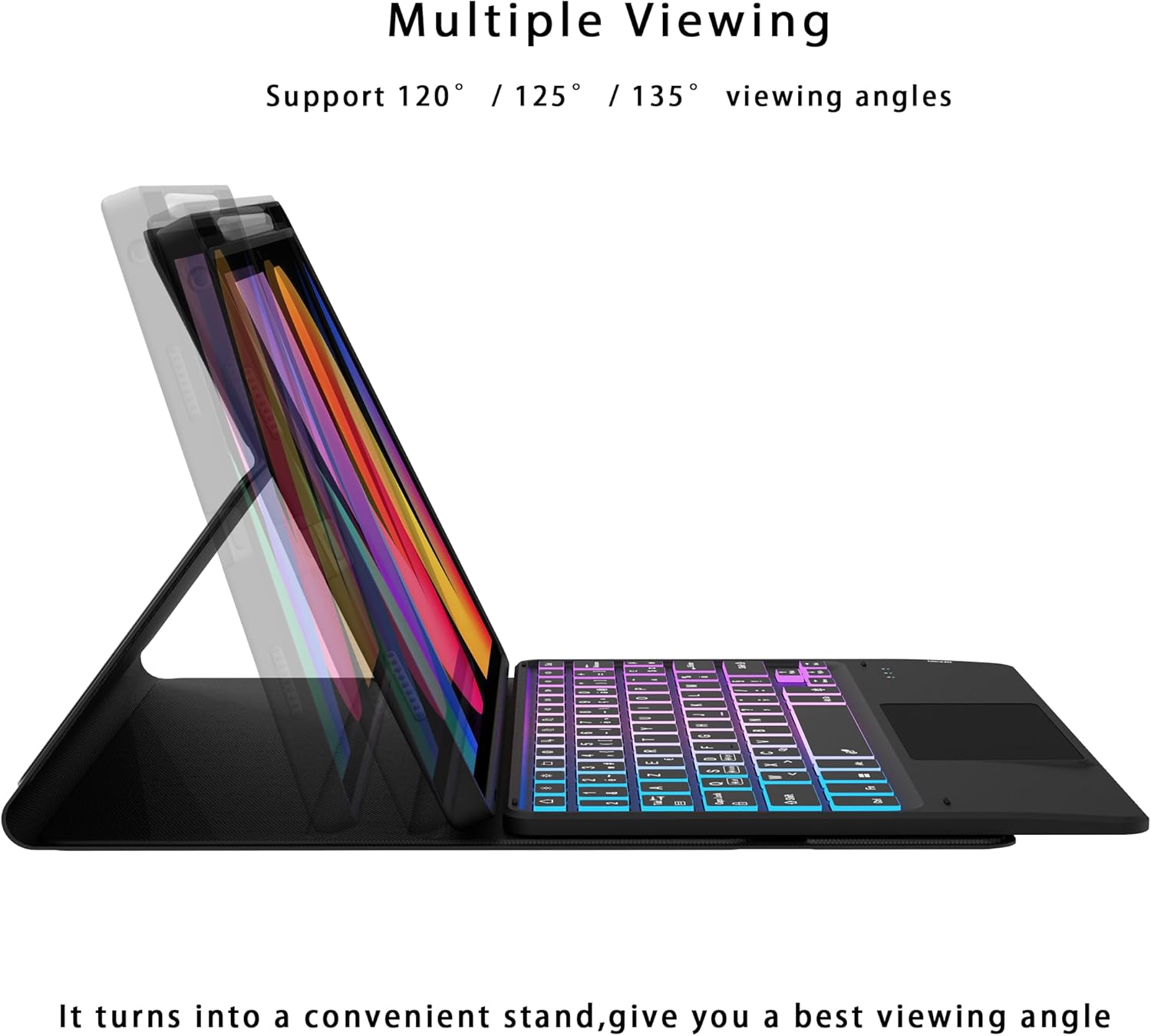 Vankeypad per Xiaomi Redmi Pad SE - Tastiera AZERTY - immagine 5
