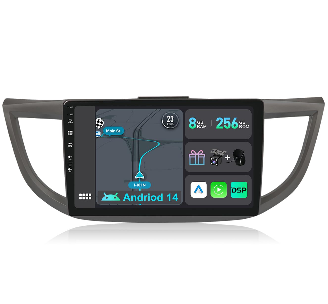 Autoradio Android 14 per Honda CRV 2012-2016 10.1" IPS