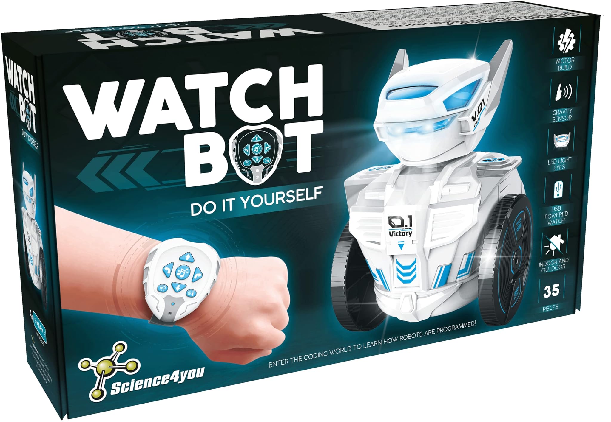 Science4you Watchbot - Robot Fai-da-te e Controller