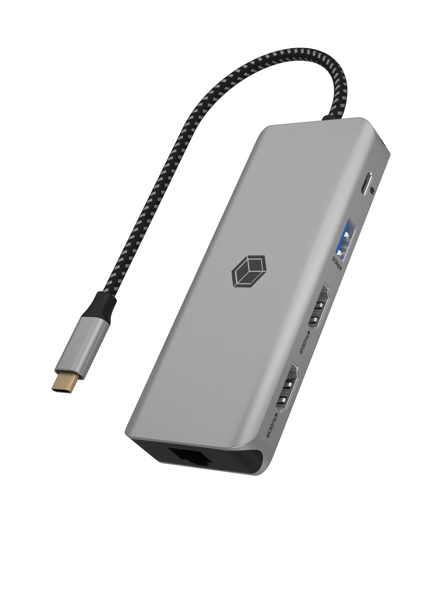 Icy Box Stazione di Ancoraggio USB-C 9-in-1