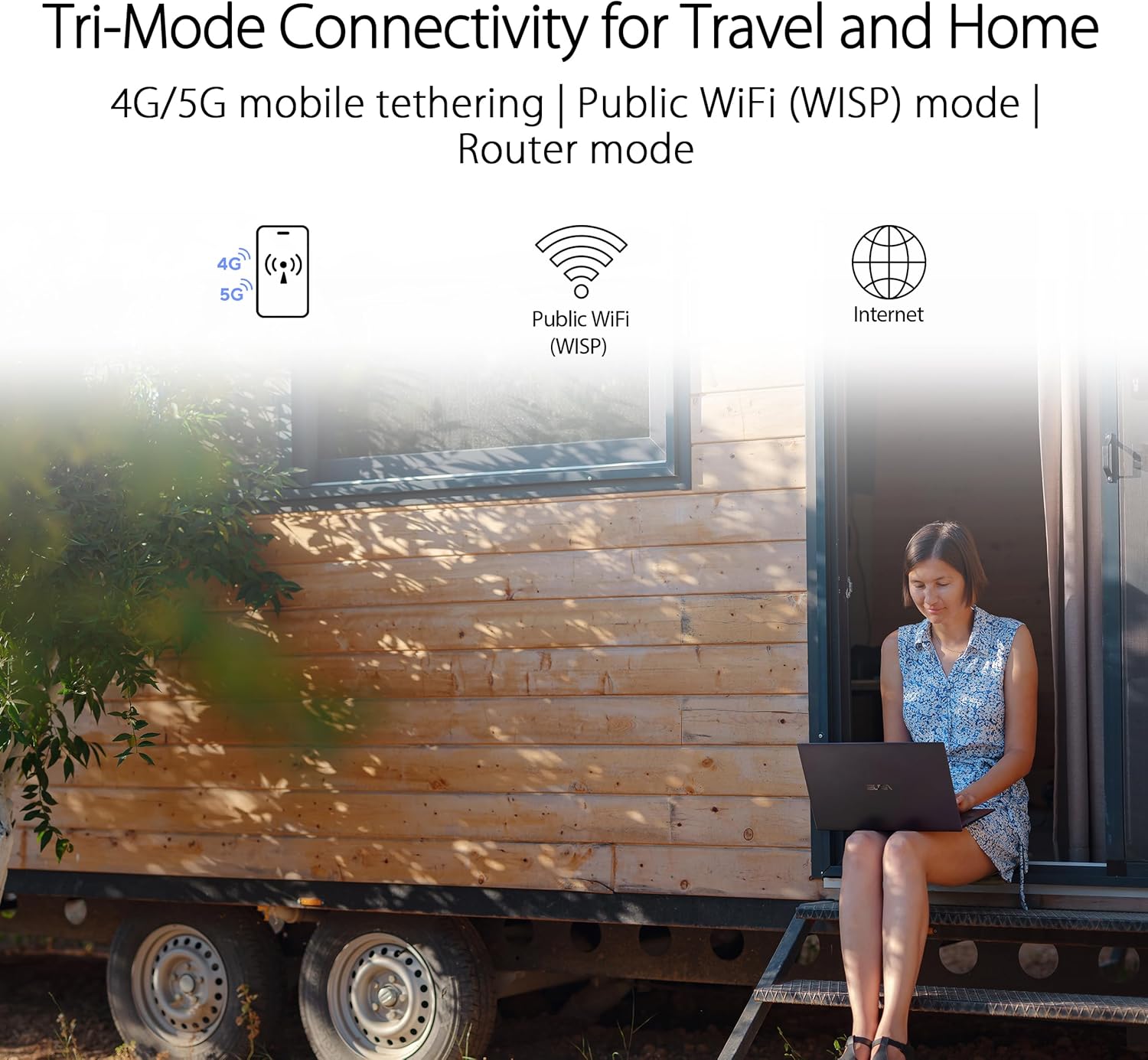 Asus RT-AX57 Go - Router Portatile Dual Band WiFi 6 AX3000 - immagine 4