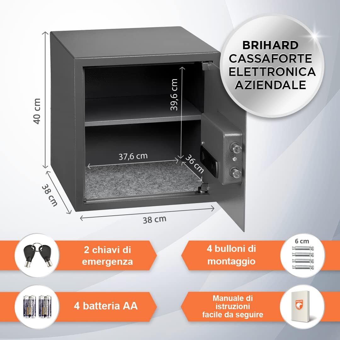 Business Cassaforte Elettronica 40x38x38cm - immagine 2