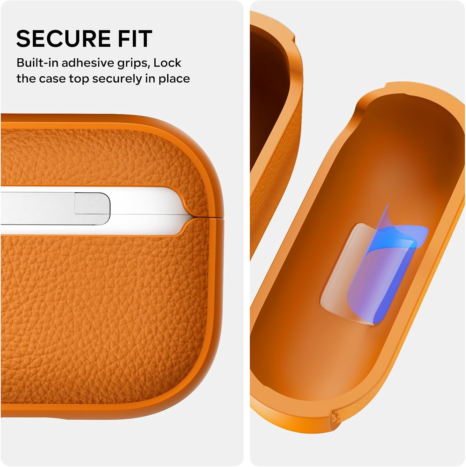 Acronix Cover per AirPods Pro 3 (2025) - Arancione - immagine 4