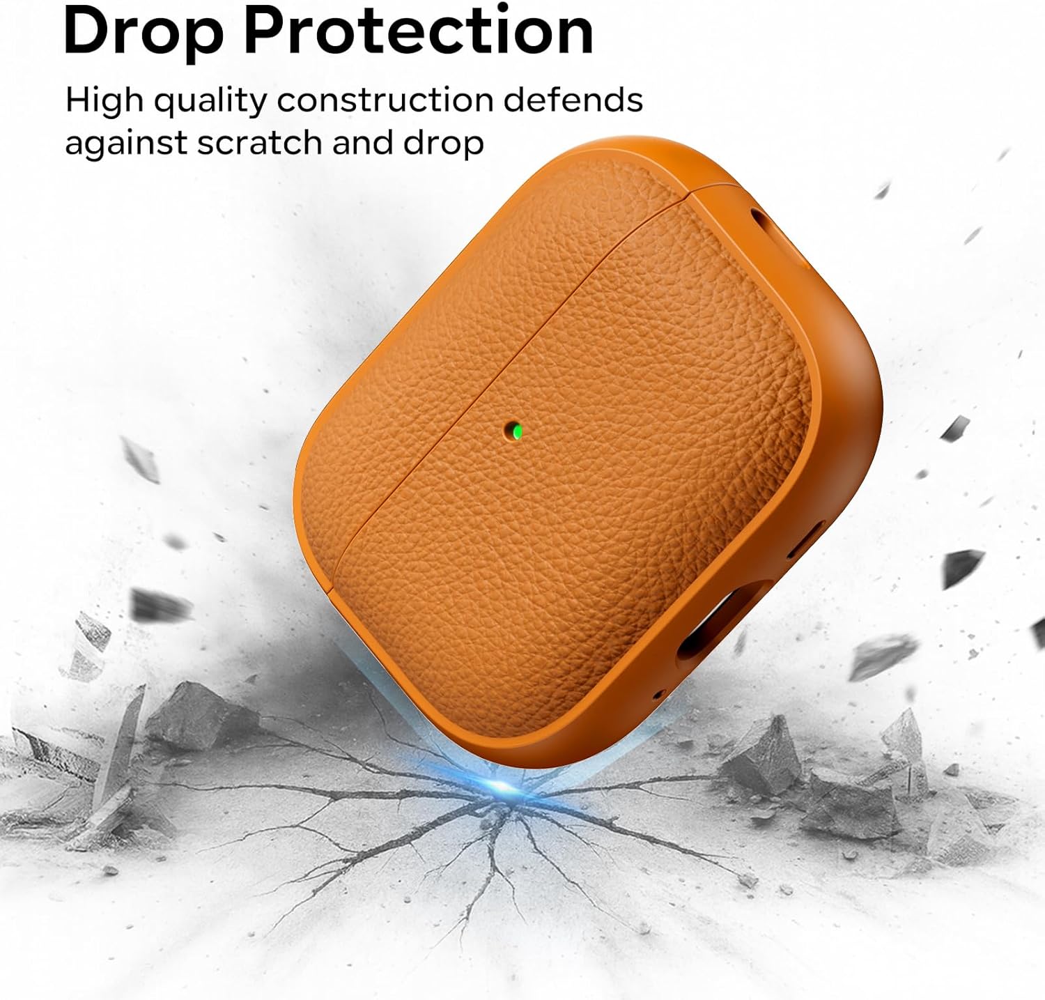 Acronix Cover per AirPods Pro 3 (2025) - Arancione - immagine 6