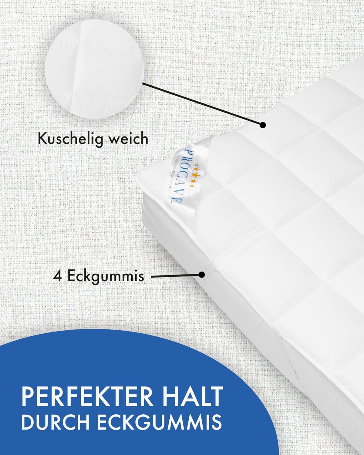 Procave Coprimaterasso Micro-Comfort in Microfibra - immagine 3