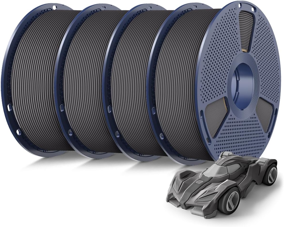 Sunlu Bundle 4KG Filamento PETG Rapido 1.75mm, Grigio - immagine 1