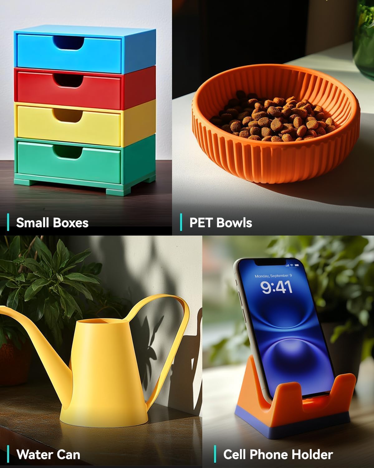 Sunlu Bundle 4KG Filamento PETG Rapido 1.75mm, Grigio - immagine 7