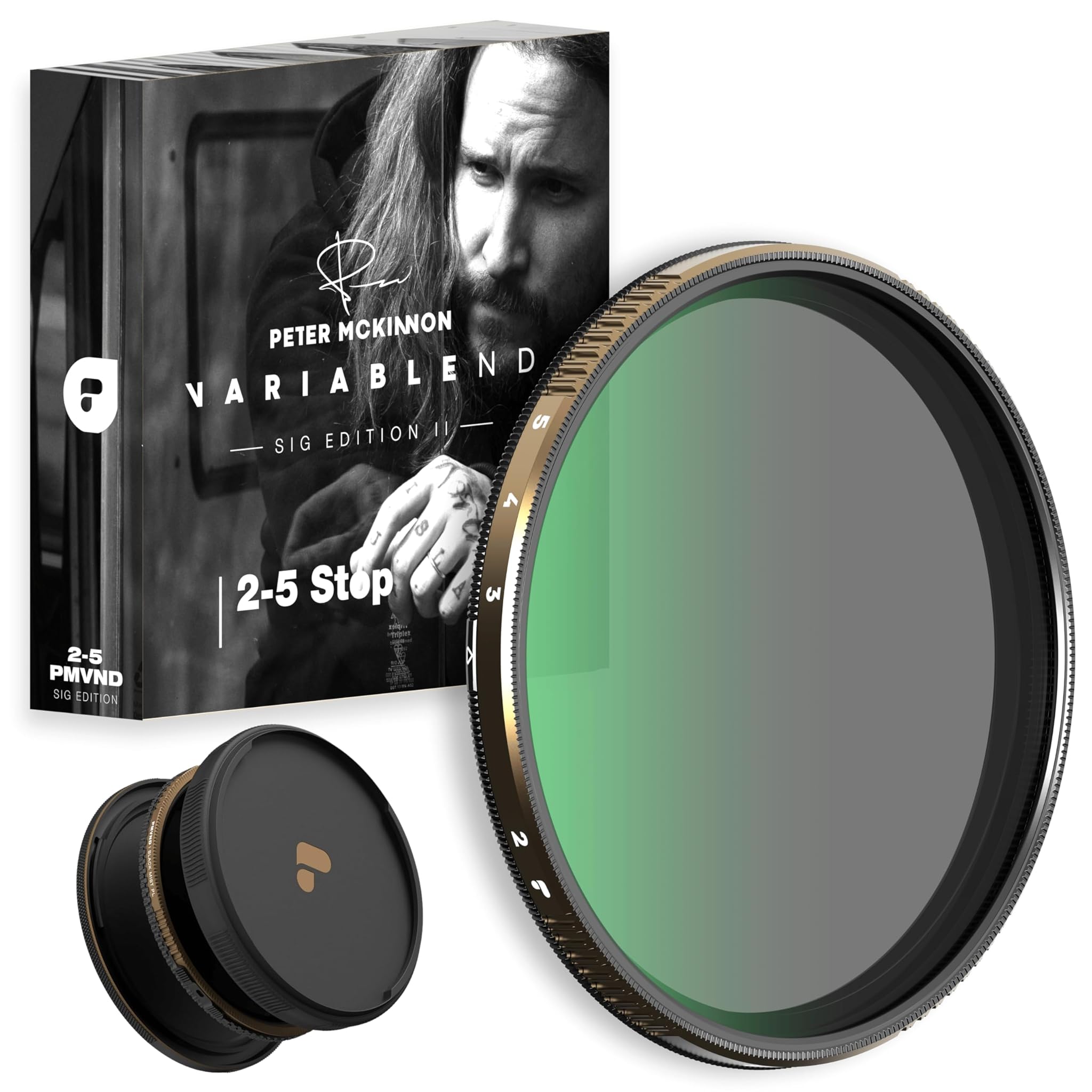PolarPro - Filtre Vario VND - 82 mm - 6/9 Stops Edition II - Peter McKinnon