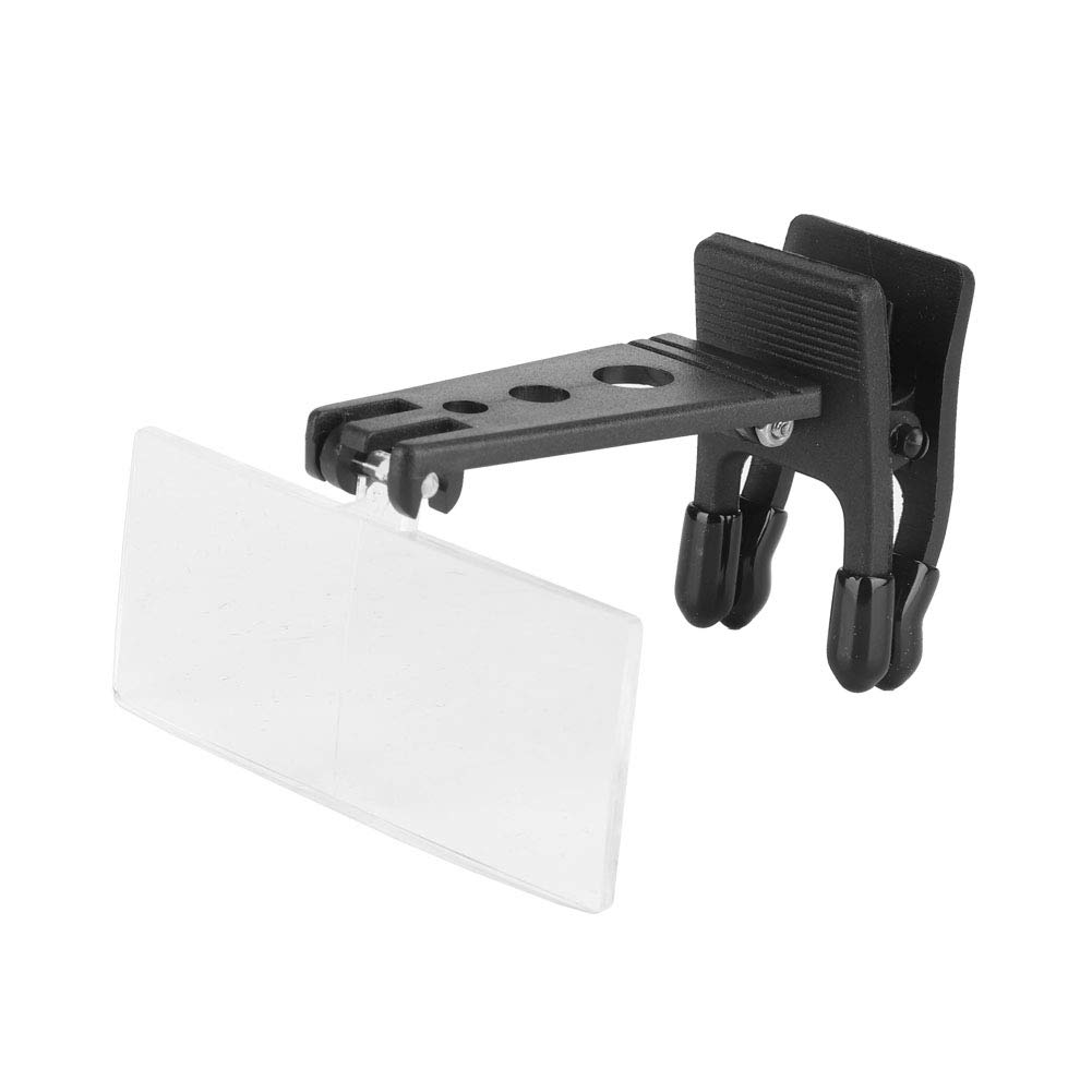Set di Lenti d'Ingrandimento a Clip per Occhiali, Clip per Lente d'Ingrandimento Regolabile con Custodia in Plastica, Multi Lente d'Ingrandimento per Occhiali da Vista Clip 1,5x 2,5x 3,5x