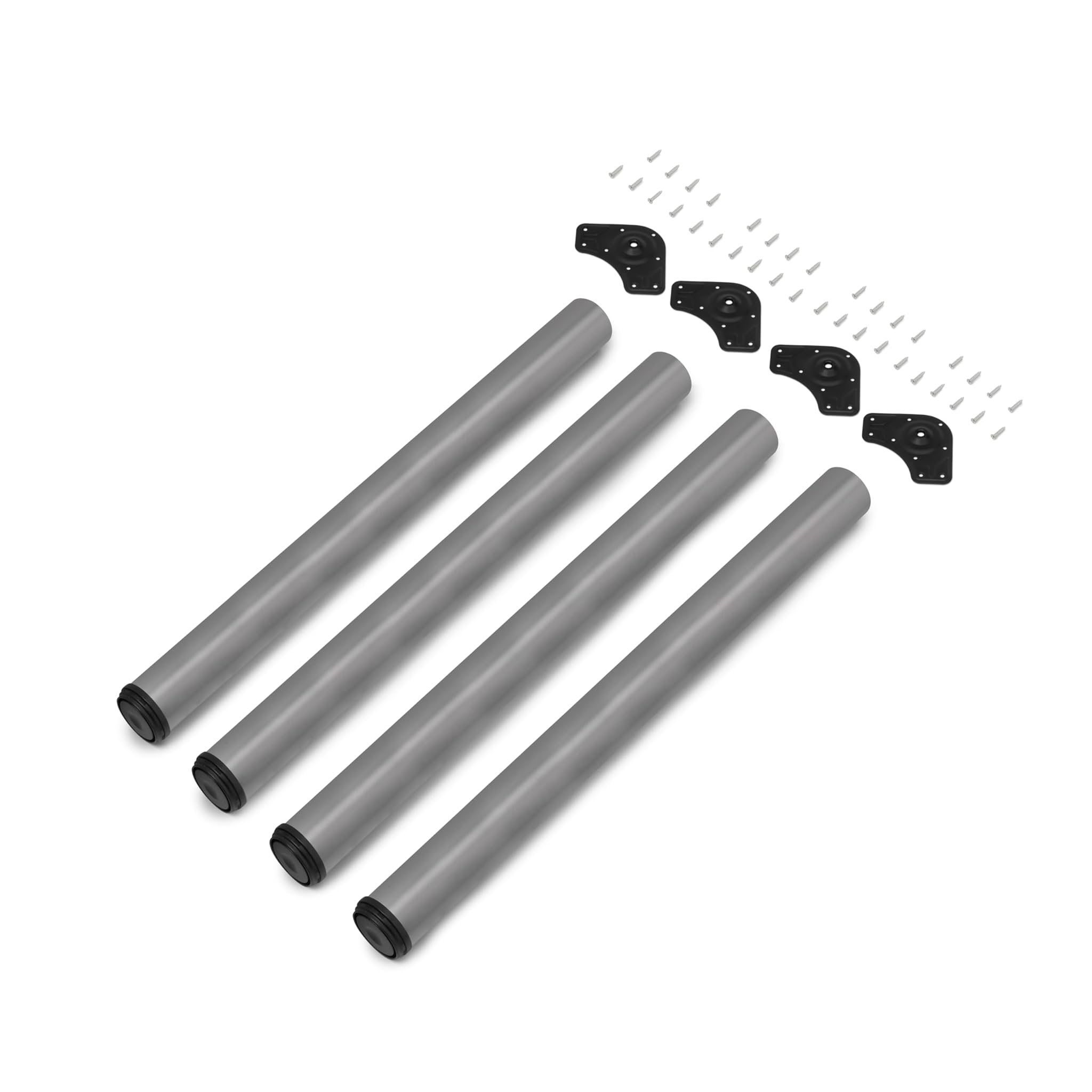 Emuca - Gambe Regolabili per Tavolo Ø60x830mm (4 pz)