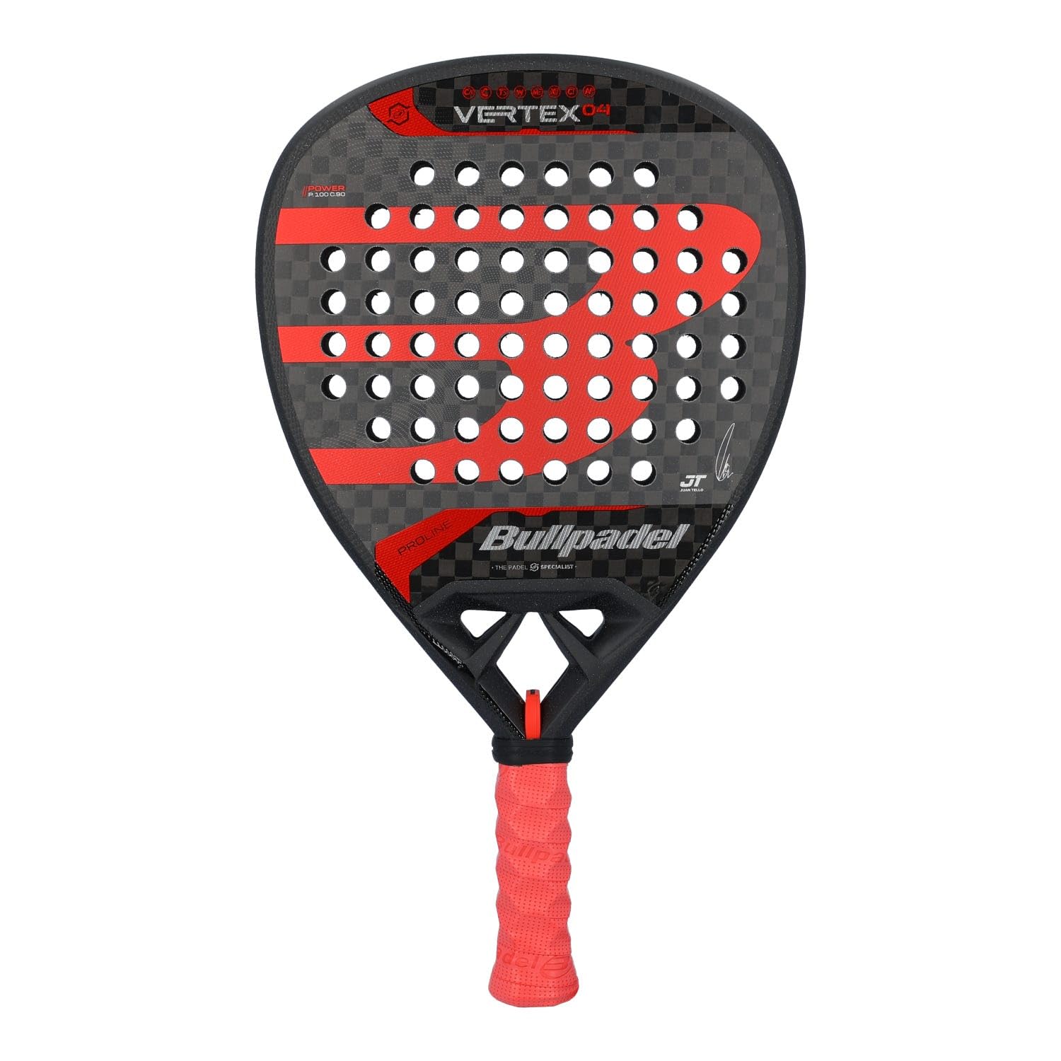 Bullpadel Vertex 04 24 Racchetta da Padel Rosso-Nero