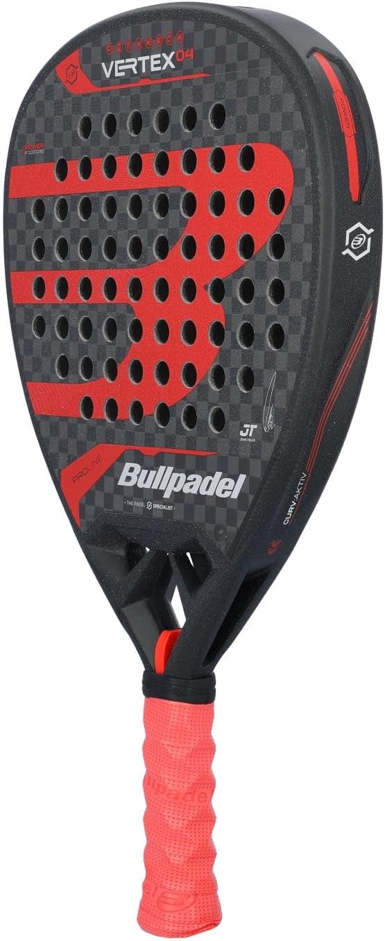 Bullpadel Vertex 04 24 Racchetta da Padel Rosso-Nero - immagine 2