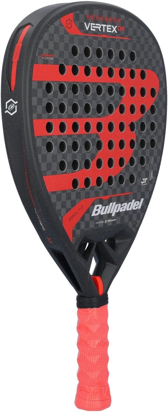 Bullpadel Vertex 04 24 Racchetta da Padel Rosso-Nero - immagine 3
