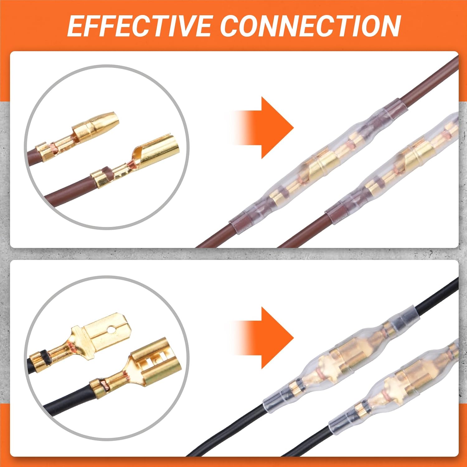 Preciva Set Pinze Crimpatrici e Connettori 400 Pezzi - immagine 5