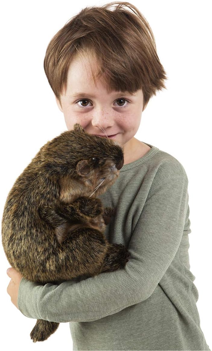 Folkmanis Puppet 3169 - Marionetta a mano, colore: Grigio talpa - immagine 3