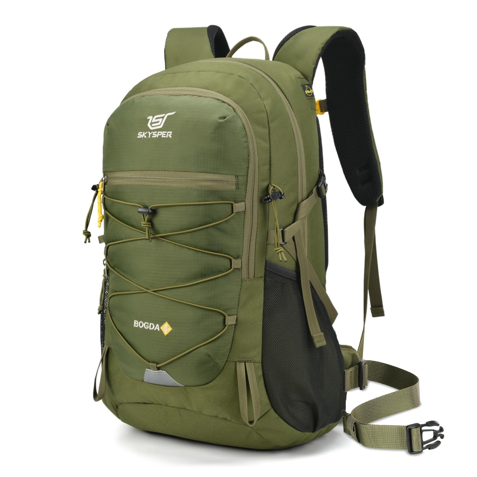 SKYSPER Zaino da Trekking 25L con Copertura Anti-Pioggia
