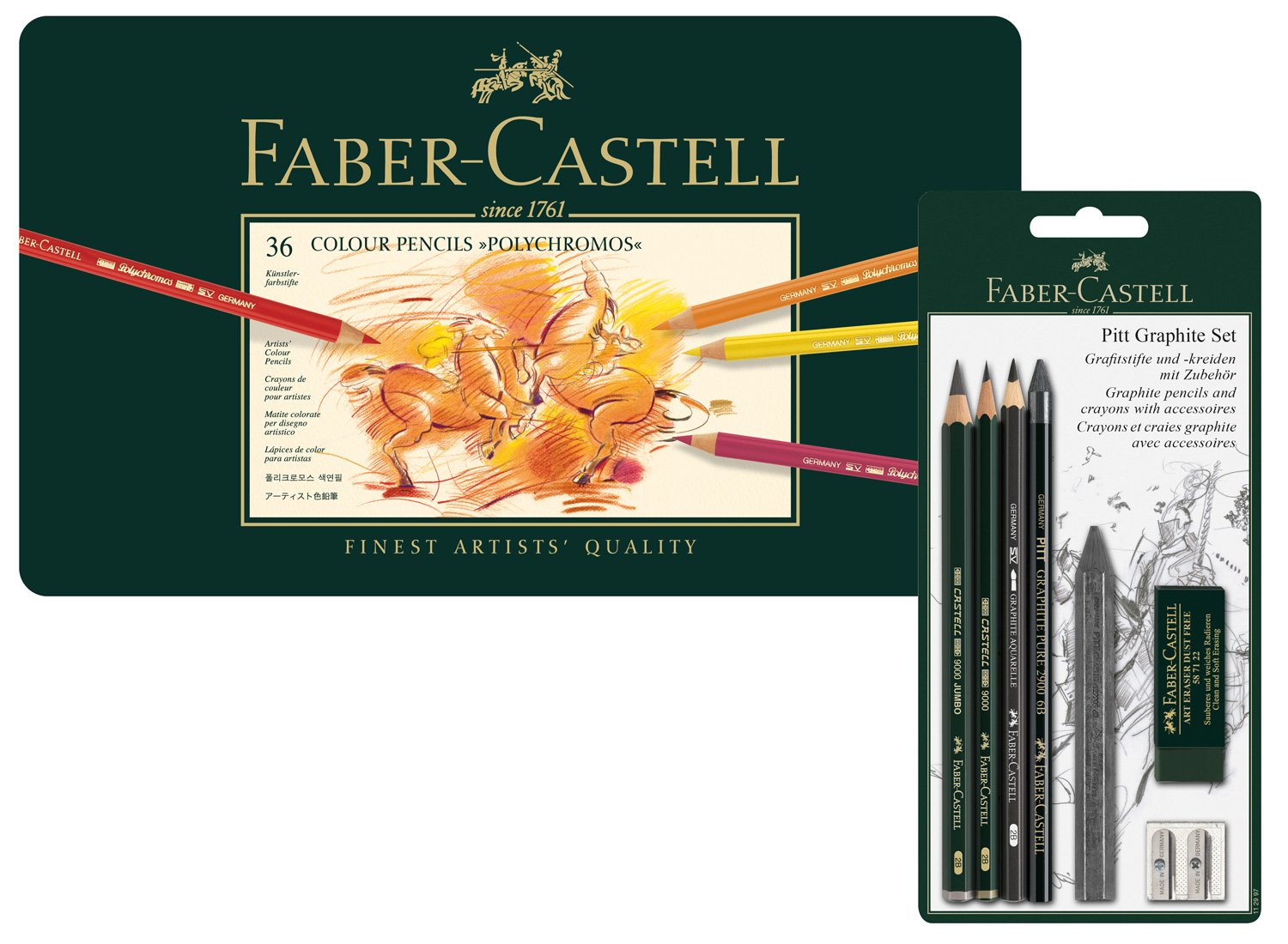 Faber-castell 110095 - Matite Colorate Polychromos