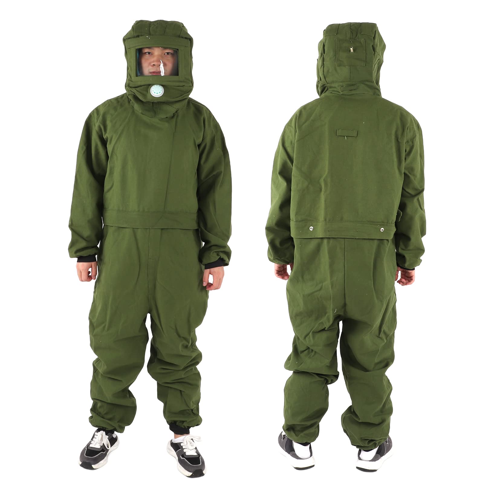 Tuta per Sabbiatura in Tela di Protezione del Lavoro