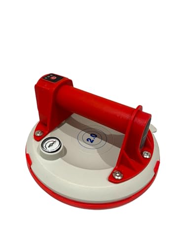 Ventosa Elettrica Professionale con Manometro 140kg, Rossa